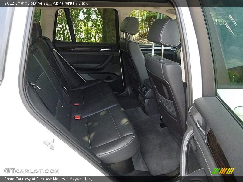 Alpine White / Black 2012 BMW X3 xDrive 28i