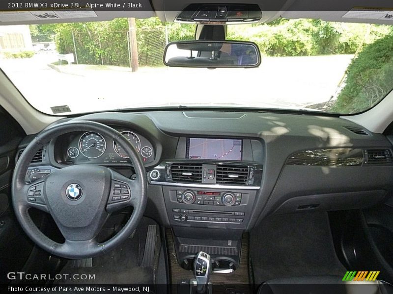 Alpine White / Black 2012 BMW X3 xDrive 28i