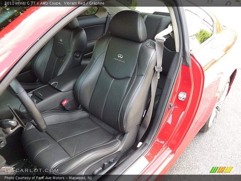 Vibrant Red / Graphite 2011 Infiniti G 37 x AWD Coupe