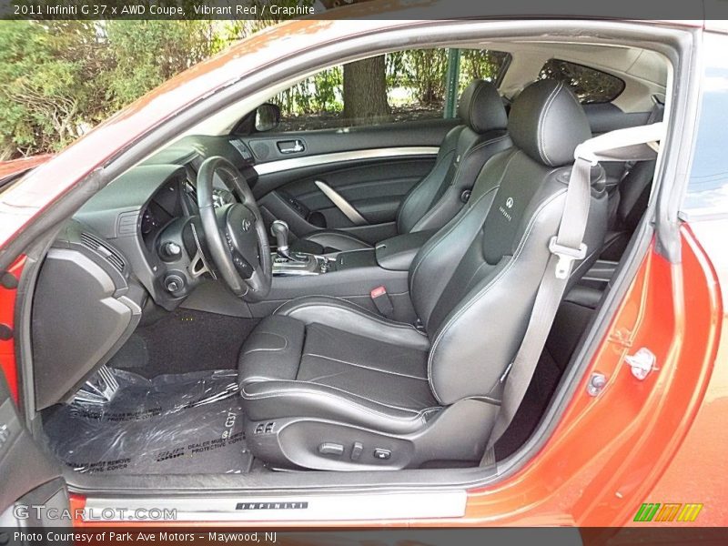 Vibrant Red / Graphite 2011 Infiniti G 37 x AWD Coupe