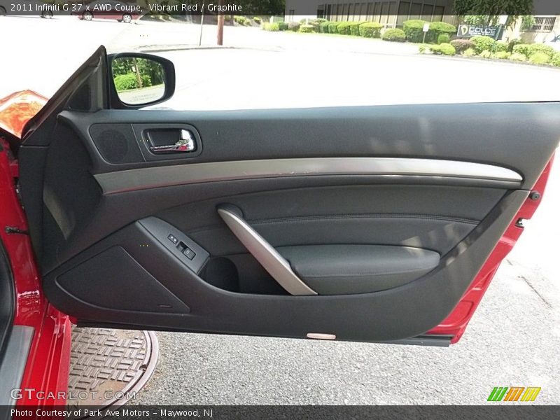 Vibrant Red / Graphite 2011 Infiniti G 37 x AWD Coupe