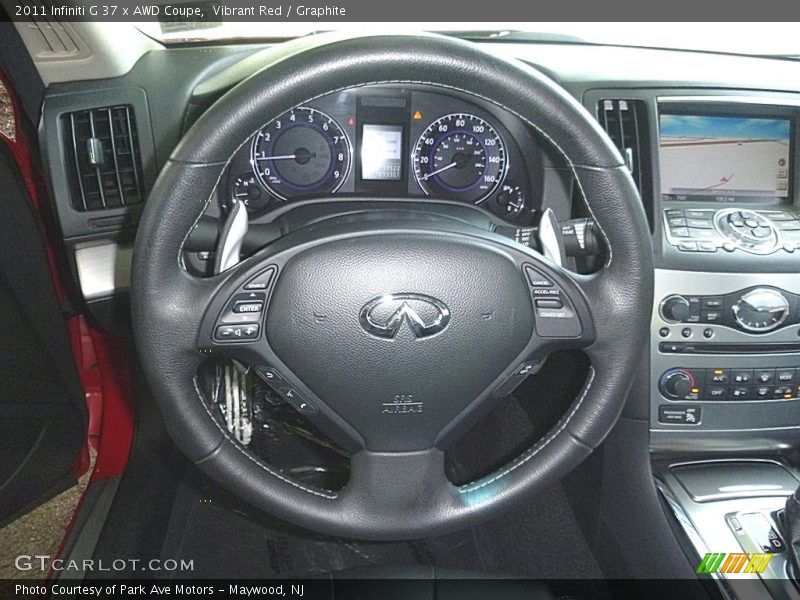 Vibrant Red / Graphite 2011 Infiniti G 37 x AWD Coupe