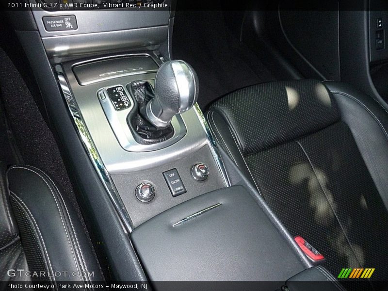 Vibrant Red / Graphite 2011 Infiniti G 37 x AWD Coupe