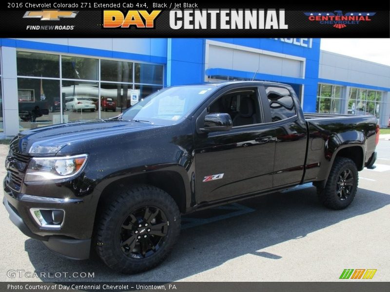 Black / Jet Black 2016 Chevrolet Colorado Z71 Extended Cab 4x4