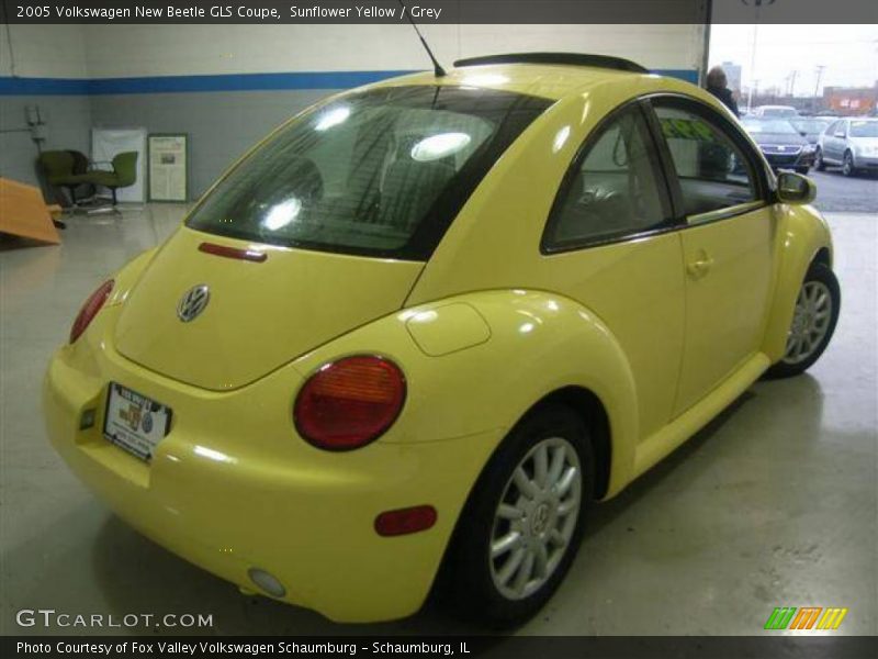 Sunflower Yellow / Grey 2005 Volkswagen New Beetle GLS Coupe