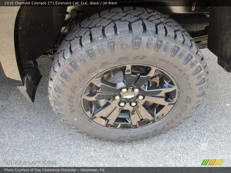 Black / Jet Black 2016 Chevrolet Colorado Z71 Extended Cab 4x4