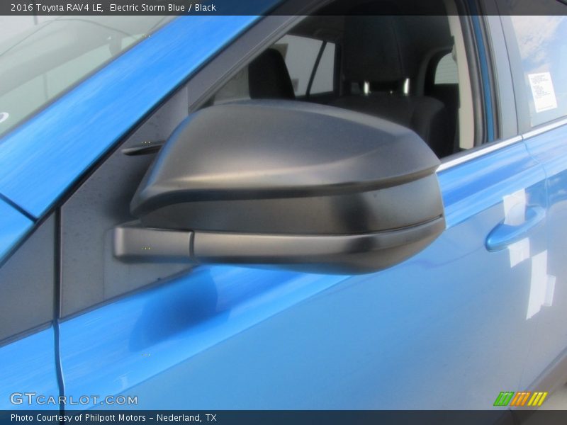 Electric Storm Blue / Black 2016 Toyota RAV4 LE