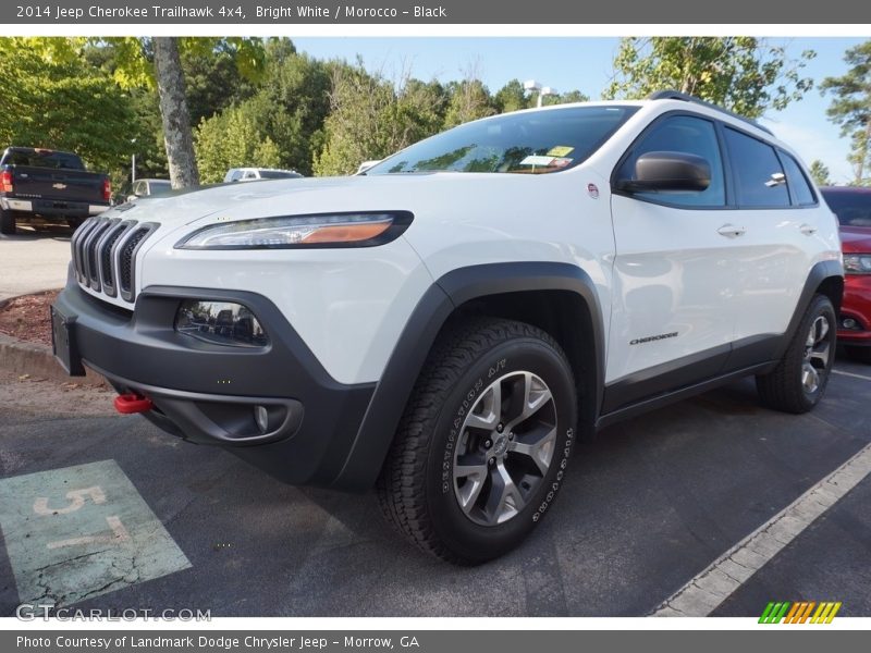 Bright White / Morocco - Black 2014 Jeep Cherokee Trailhawk 4x4