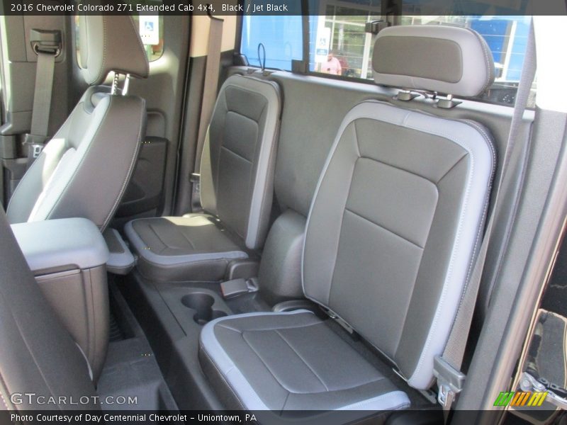 Rear Seat of 2016 Colorado Z71 Extended Cab 4x4