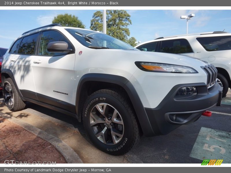 Bright White / Morocco - Black 2014 Jeep Cherokee Trailhawk 4x4