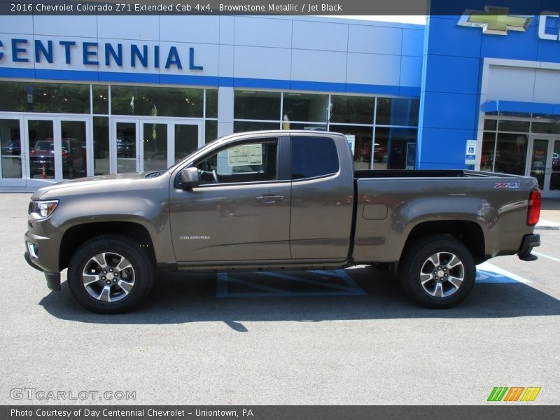 Brownstone Metallic / Jet Black 2016 Chevrolet Colorado Z71 Extended Cab 4x4