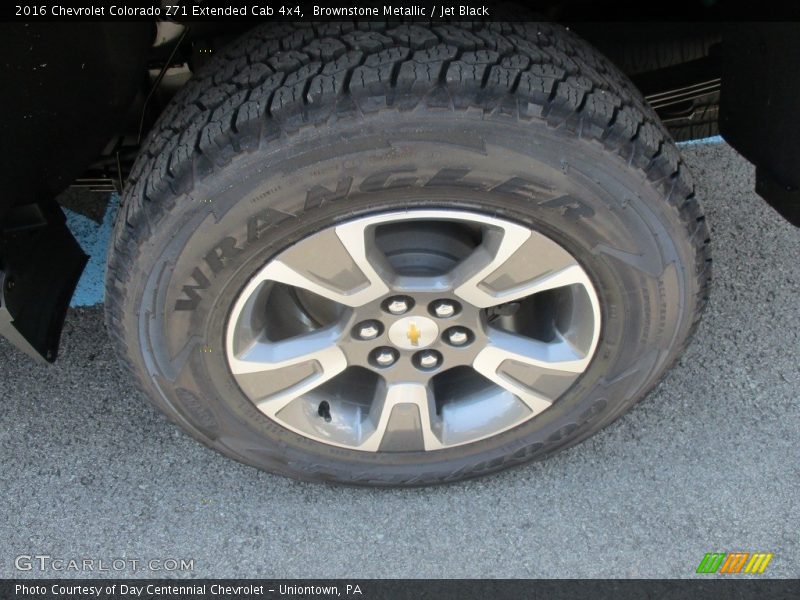 Brownstone Metallic / Jet Black 2016 Chevrolet Colorado Z71 Extended Cab 4x4