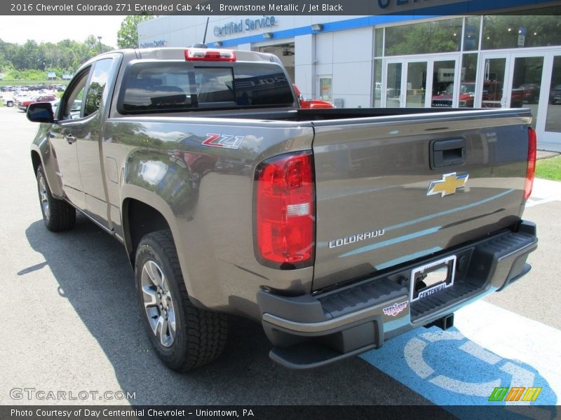 Brownstone Metallic / Jet Black 2016 Chevrolet Colorado Z71 Extended Cab 4x4