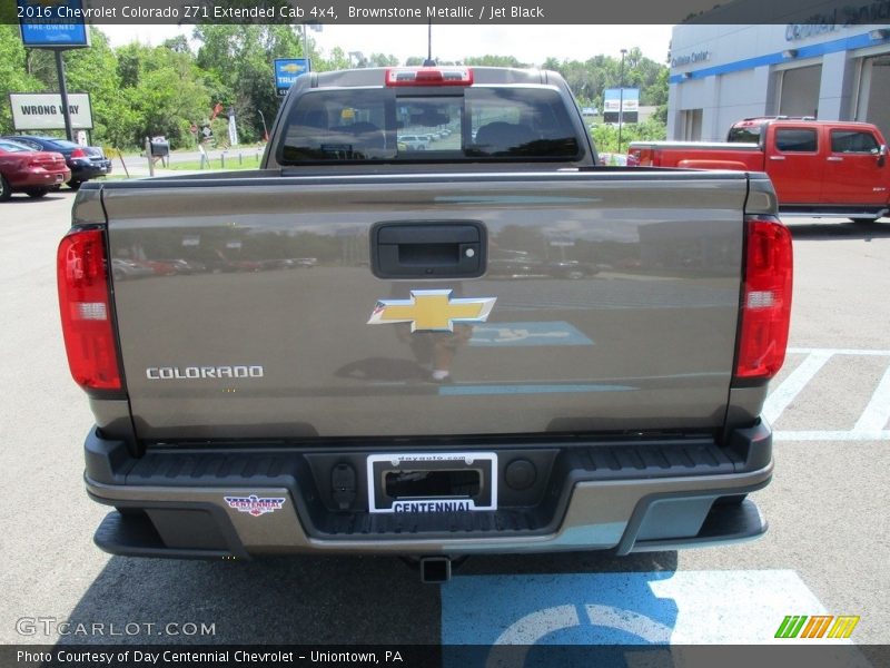 Brownstone Metallic / Jet Black 2016 Chevrolet Colorado Z71 Extended Cab 4x4