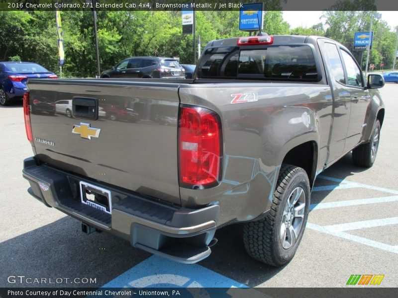 Brownstone Metallic / Jet Black 2016 Chevrolet Colorado Z71 Extended Cab 4x4
