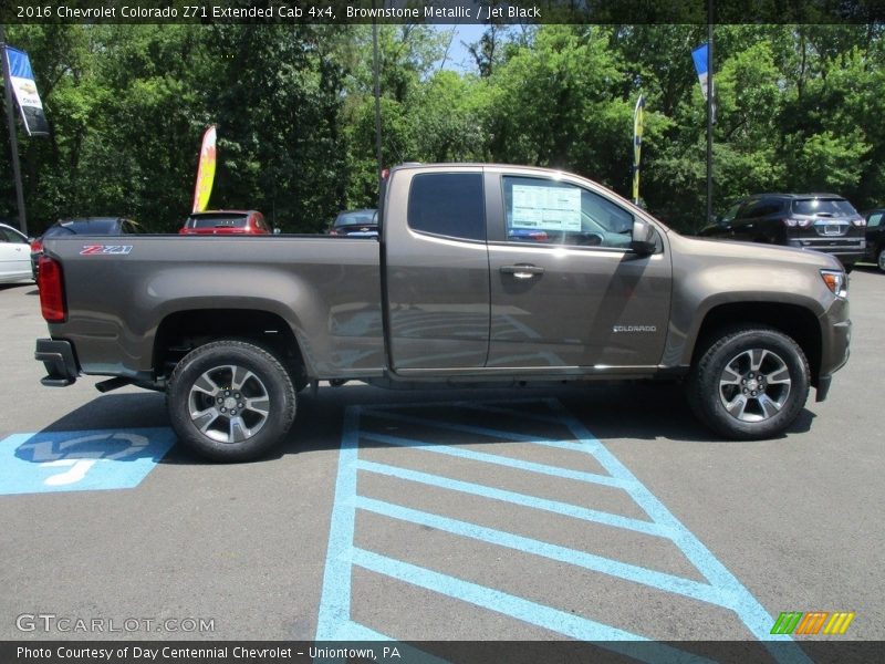 Brownstone Metallic / Jet Black 2016 Chevrolet Colorado Z71 Extended Cab 4x4