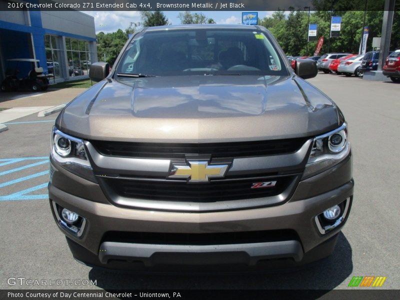Brownstone Metallic / Jet Black 2016 Chevrolet Colorado Z71 Extended Cab 4x4