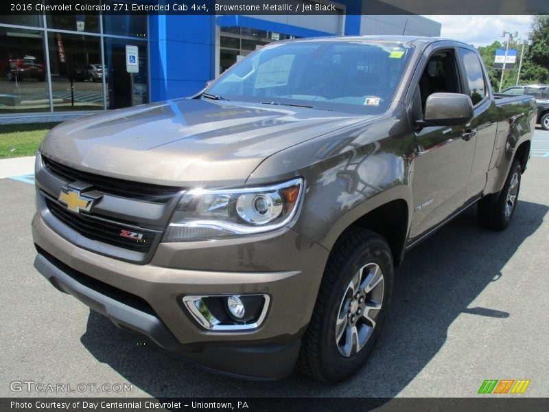 Brownstone Metallic / Jet Black 2016 Chevrolet Colorado Z71 Extended Cab 4x4