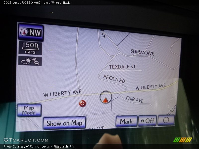 Ultra White / Black 2015 Lexus RX 350 AWD