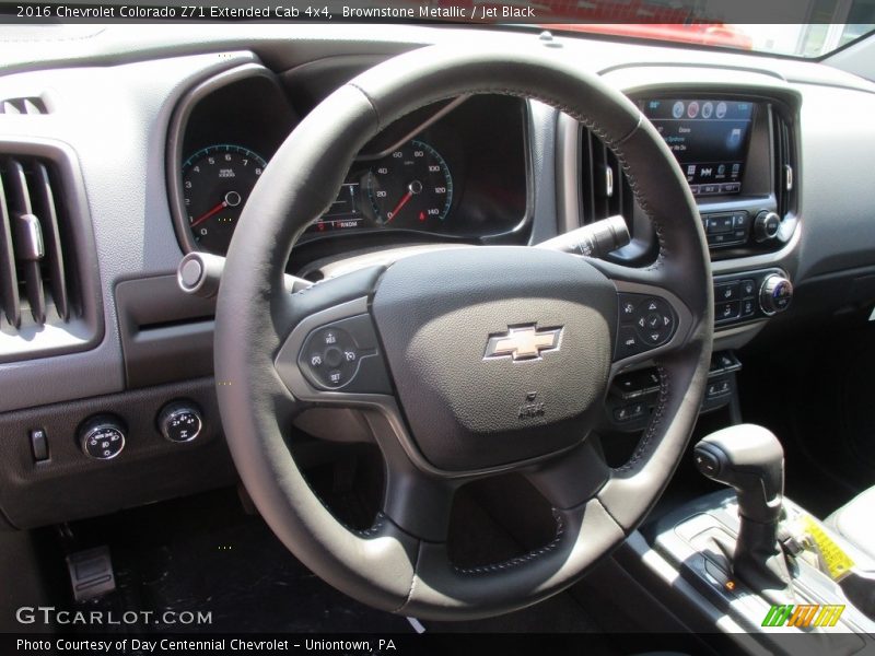 Brownstone Metallic / Jet Black 2016 Chevrolet Colorado Z71 Extended Cab 4x4