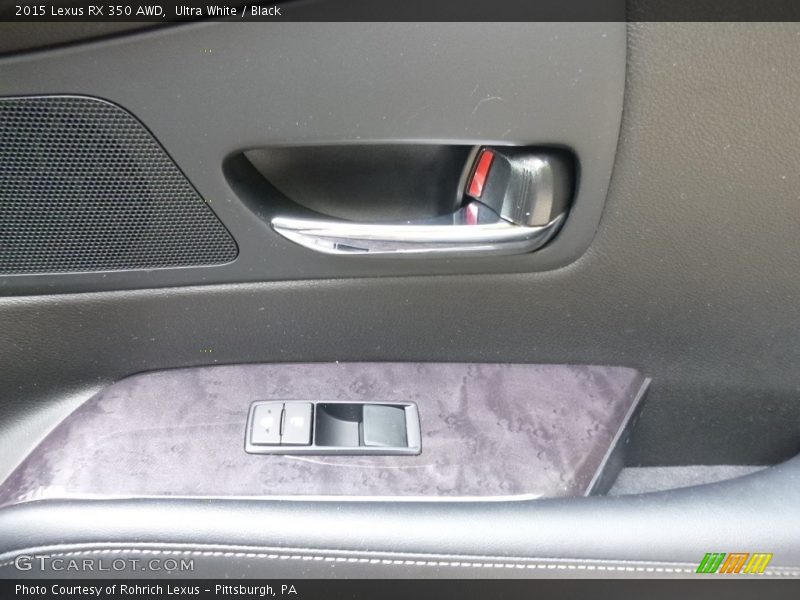 Ultra White / Black 2015 Lexus RX 350 AWD