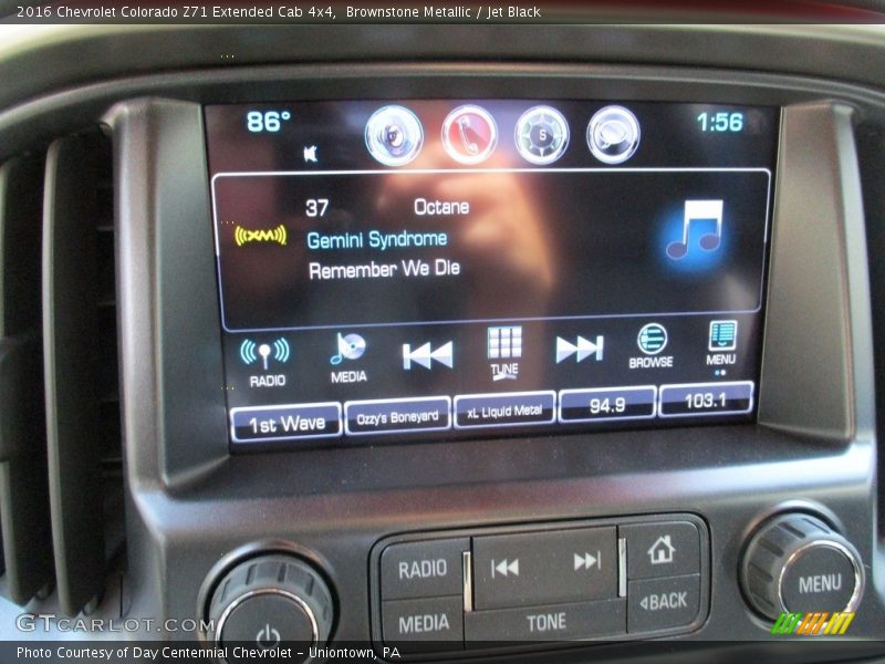 Brownstone Metallic / Jet Black 2016 Chevrolet Colorado Z71 Extended Cab 4x4