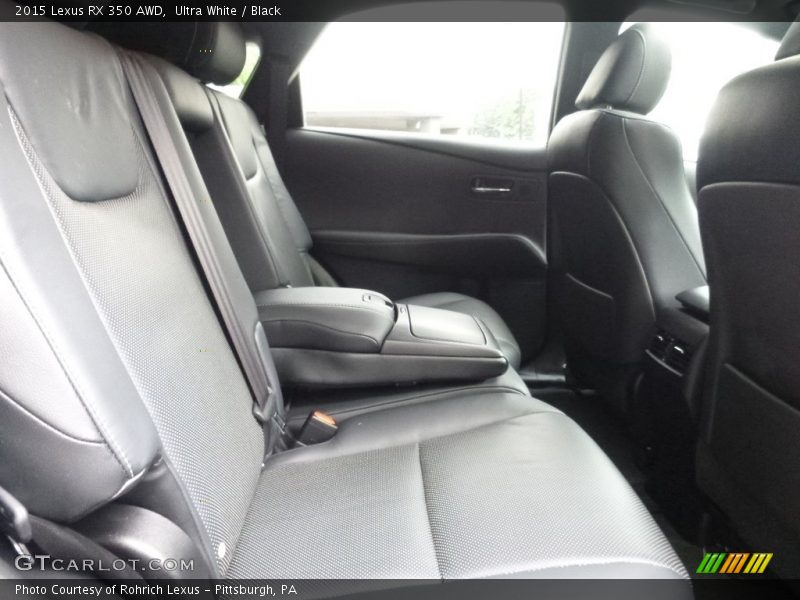 Ultra White / Black 2015 Lexus RX 350 AWD