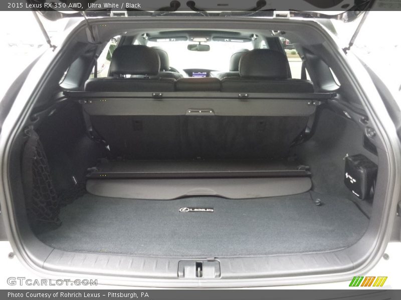 Ultra White / Black 2015 Lexus RX 350 AWD