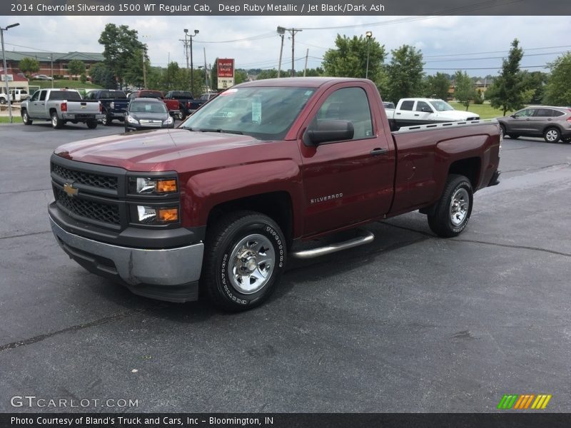 Deep Ruby Metallic / Jet Black/Dark Ash 2014 Chevrolet Silverado 1500 WT Regular Cab