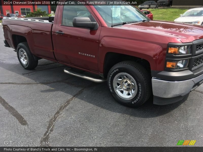 Deep Ruby Metallic / Jet Black/Dark Ash 2014 Chevrolet Silverado 1500 WT Regular Cab