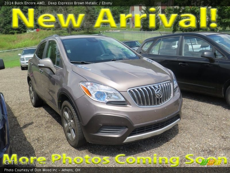 Deep Espresso Brown Metallic / Ebony 2014 Buick Encore AWD