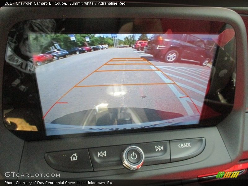 Summit White / Adrenaline Red 2017 Chevrolet Camaro LT Coupe