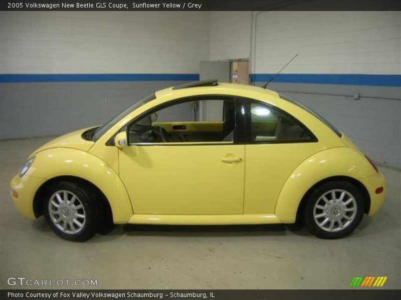 Sunflower Yellow / Grey 2005 Volkswagen New Beetle GLS Coupe