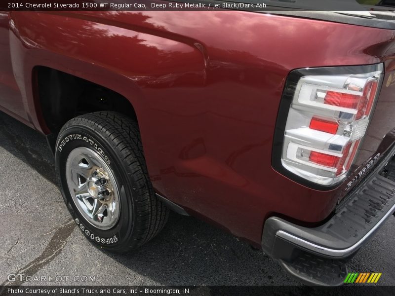 Deep Ruby Metallic / Jet Black/Dark Ash 2014 Chevrolet Silverado 1500 WT Regular Cab