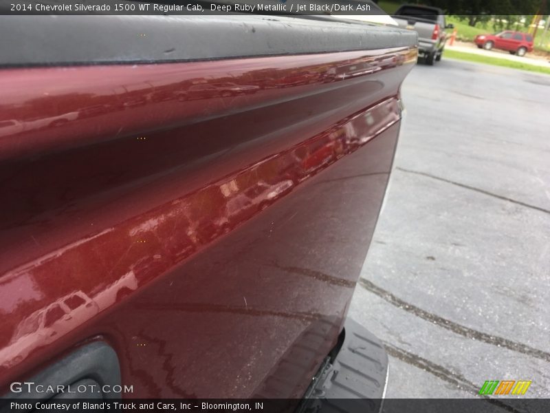 Deep Ruby Metallic / Jet Black/Dark Ash 2014 Chevrolet Silverado 1500 WT Regular Cab
