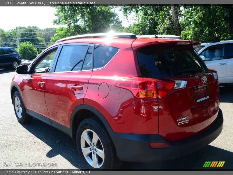 Barcelona Red Metallic / Ash 2015 Toyota RAV4 XLE