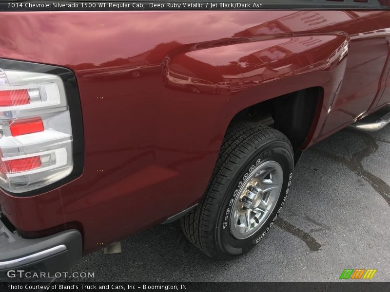 Deep Ruby Metallic / Jet Black/Dark Ash 2014 Chevrolet Silverado 1500 WT Regular Cab