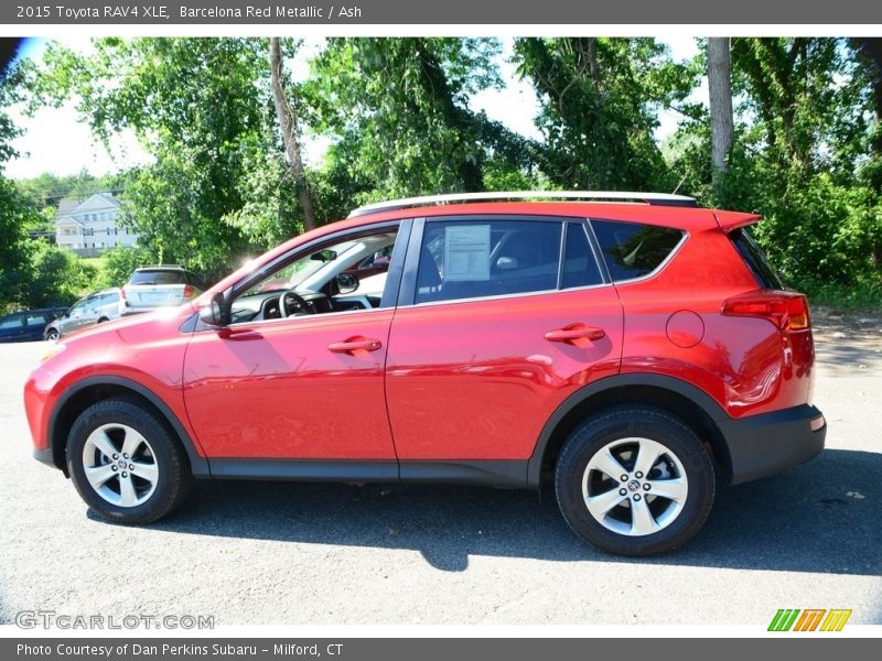 Barcelona Red Metallic / Ash 2015 Toyota RAV4 XLE