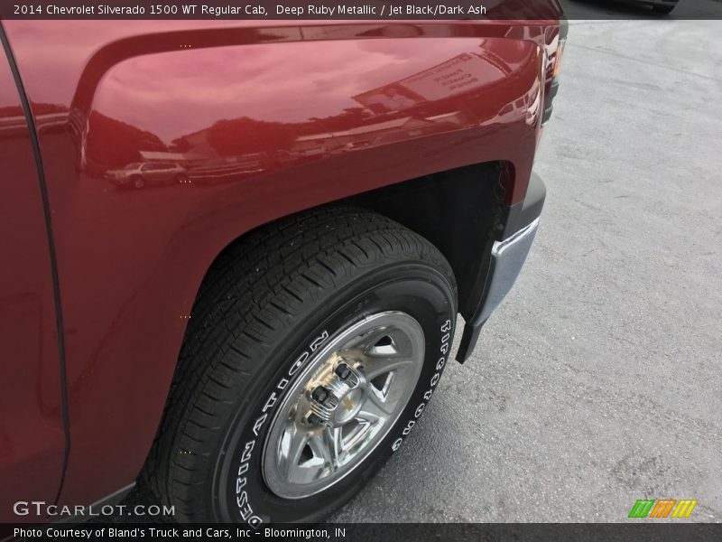Deep Ruby Metallic / Jet Black/Dark Ash 2014 Chevrolet Silverado 1500 WT Regular Cab