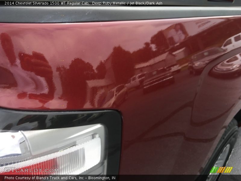 Deep Ruby Metallic / Jet Black/Dark Ash 2014 Chevrolet Silverado 1500 WT Regular Cab