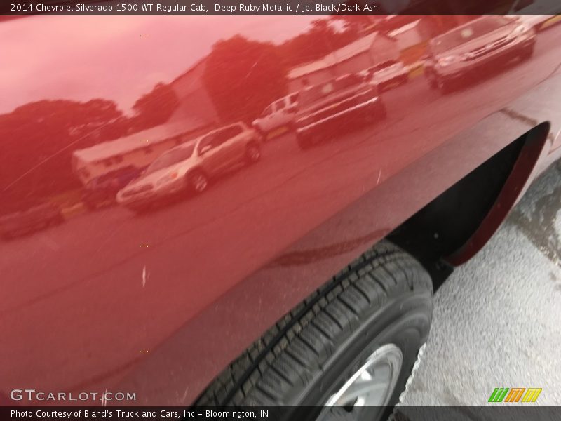 Deep Ruby Metallic / Jet Black/Dark Ash 2014 Chevrolet Silverado 1500 WT Regular Cab