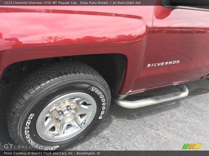Deep Ruby Metallic / Jet Black/Dark Ash 2014 Chevrolet Silverado 1500 WT Regular Cab