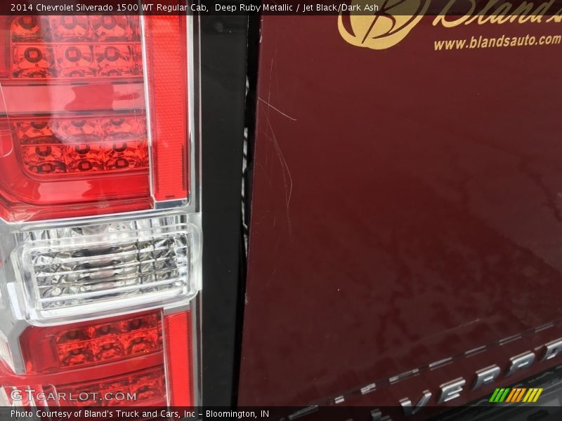Deep Ruby Metallic / Jet Black/Dark Ash 2014 Chevrolet Silverado 1500 WT Regular Cab