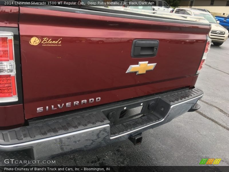 Deep Ruby Metallic / Jet Black/Dark Ash 2014 Chevrolet Silverado 1500 WT Regular Cab