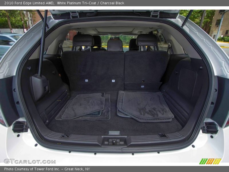 White Platinum Tri-Coat / Charcoal Black 2010 Ford Edge Limited AWD