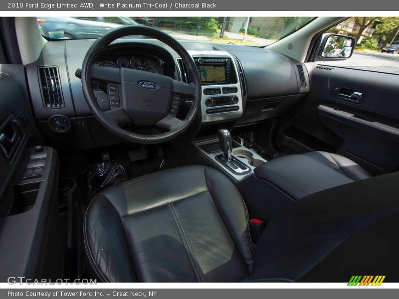 White Platinum Tri-Coat / Charcoal Black 2010 Ford Edge Limited AWD
