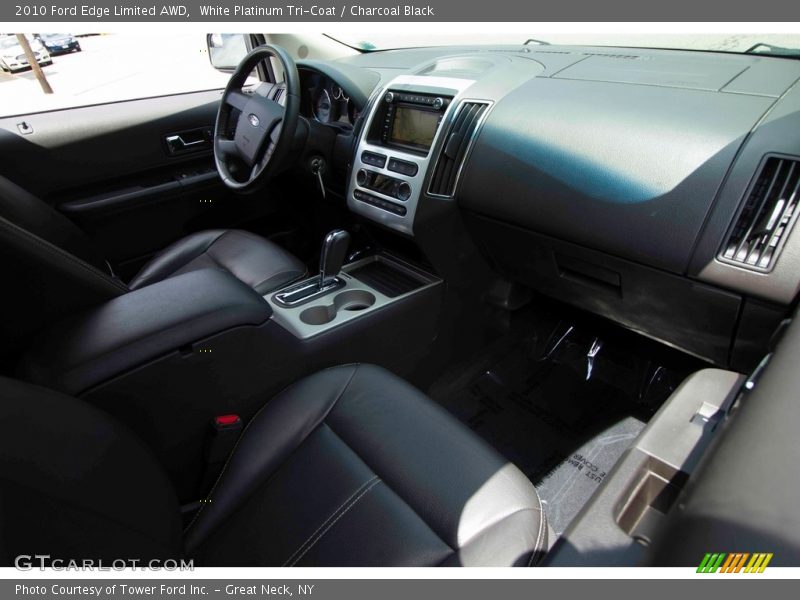 White Platinum Tri-Coat / Charcoal Black 2010 Ford Edge Limited AWD
