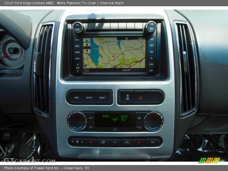 White Platinum Tri-Coat / Charcoal Black 2010 Ford Edge Limited AWD