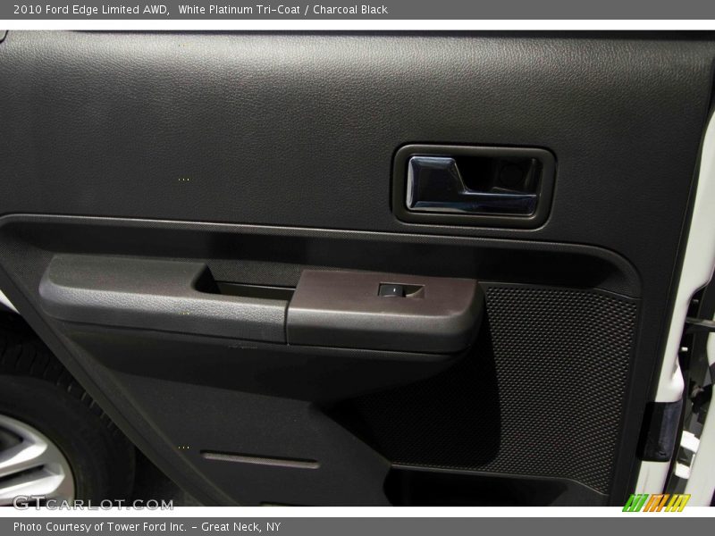 White Platinum Tri-Coat / Charcoal Black 2010 Ford Edge Limited AWD