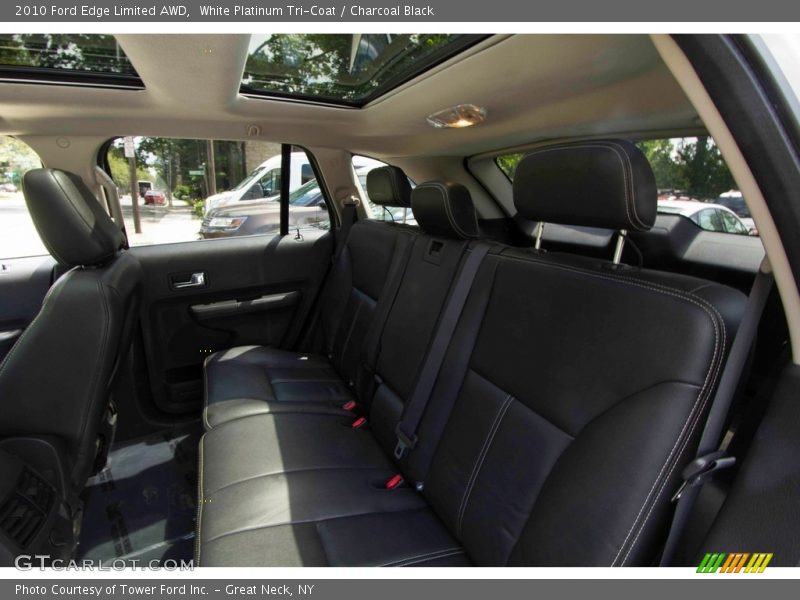 White Platinum Tri-Coat / Charcoal Black 2010 Ford Edge Limited AWD